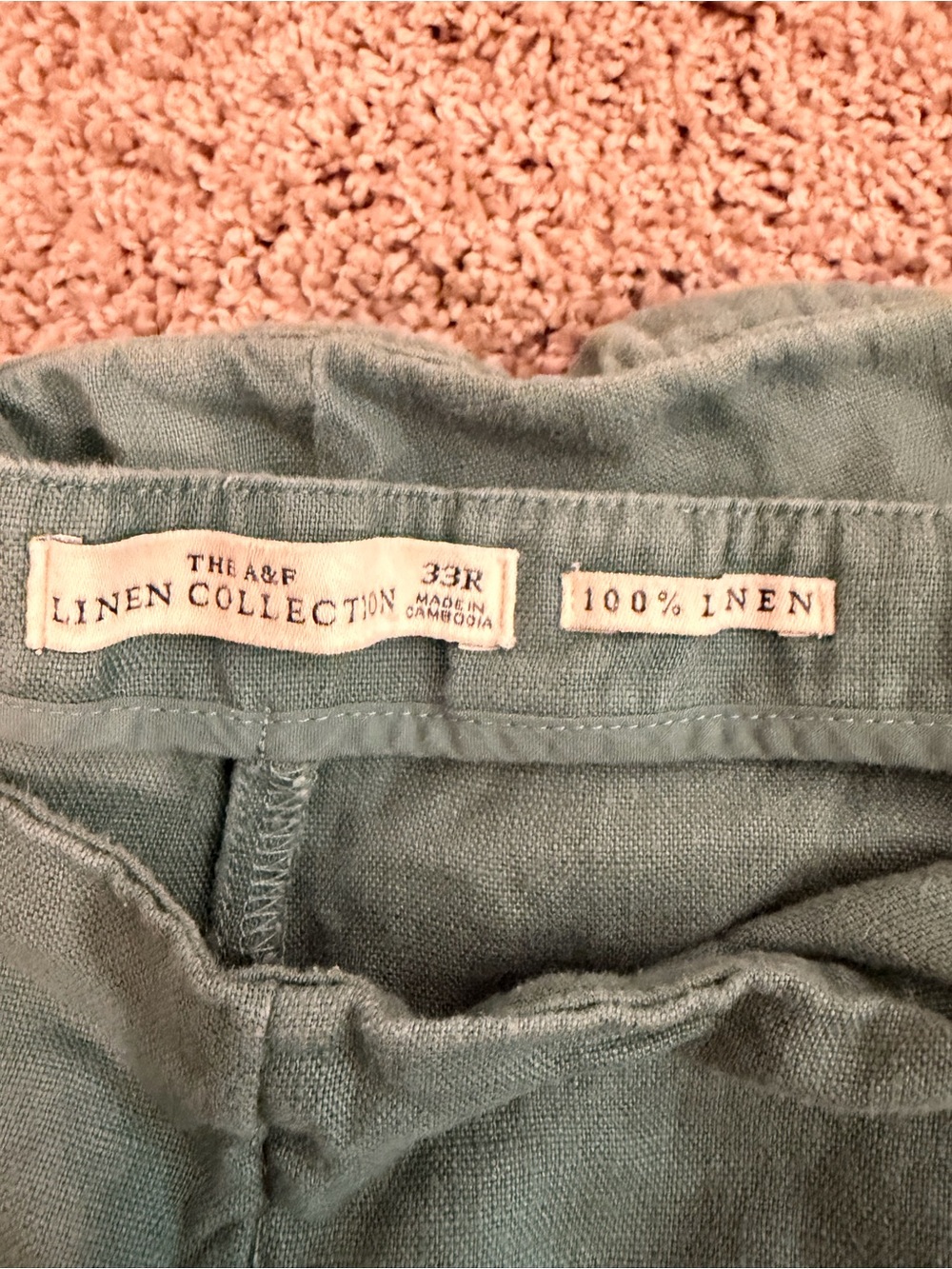 Abercrombie & Fitch Linen Wide Pants